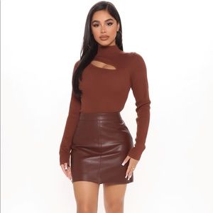Cut Out and Play Bodysuit - XL NWT Fashion Nova